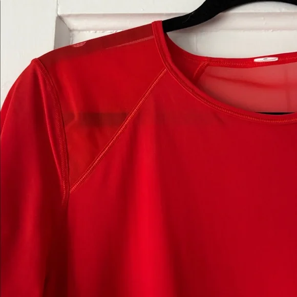 lululemon bright dark orange top - Picture 2 of 11